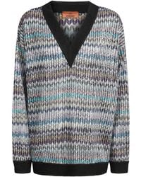 Missoni - Metallic Knit Viscose Sweater - Lyst