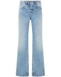 ICON DENIM - Iris Faded-Effect Wide-Leg Jeans - Lyst