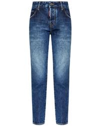 DSquared² - Teddy Distressed Faded Jeans - Lyst