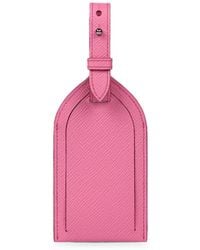 Smythson - Panama Adjustable Luggage Tag - Lyst