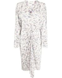 Isabel Marant - Robe Portefeuille Danalia À Coupe Mi-Longue - Lyst