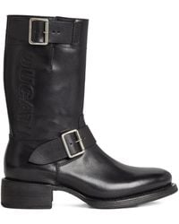 DSquared² - X Ducati Leather Biker Boots - Lyst