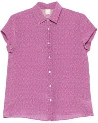 Aspesi - Floral-Print Shirt - Lyst