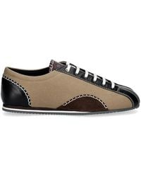 Wales Bonner - Paris Contrast-Stitch Panelled Sneakers - Lyst
