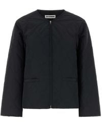 Jil Sander - Quilted Zip-Up Jacket - Lyst