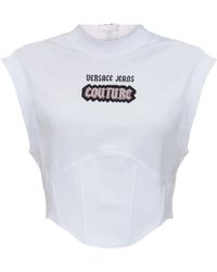 Versace Jeans Couture - Sleeveless Top - Lyst