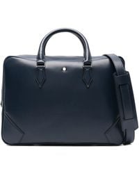 Montblanc - Portadocumenti Con Placca Logo - Lyst
