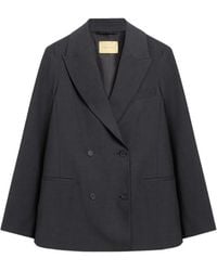 Momoní - Blazer Rosemary À Boutonnière Croisée - Lyst