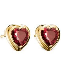 Thomas Sabo - Elyndra Ohrringe Mit Herzschliff - Lyst