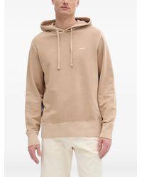 GANT - Logo-Embroidered Hoodie - Lyst