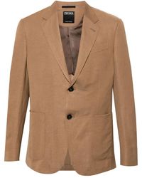 ZEGNA - Trofeo Single-Breasted Blazer - Lyst