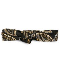 Etro - Paisley-Print Knotted Headband - Lyst