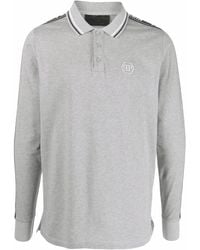 Philipp Plein - Logo Embroidered Polo Shirt - Lyst