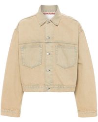 Acne Studios - Jeansjacke Mit Aufgesetzten Taschen - Lyst