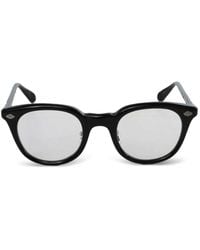 Chrome Hearts - Logo-Plaque Round-Frame Glasses - Lyst