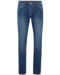 Philipp Plein - Logo-Plaque Jeans - Lyst