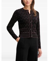 Joop! - Klodi Button-Up Patterned Cardigan - Lyst
