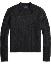 Polo Ralph Lauren - Cable-Knit Wool Pullover - Lyst