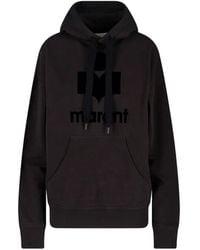 Isabel Marant - Mansel Logo-Print Drawstring Hoodie - Lyst