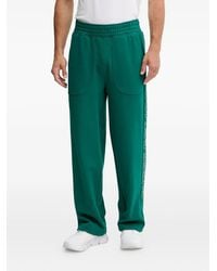 Guess - Logo-Detail Panelled Trousers - Lyst