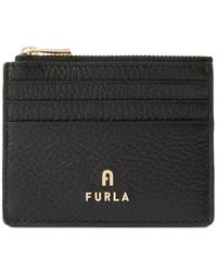 Furla - Logo-Plaque Zipped Cardholder - Lyst