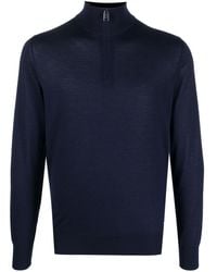 Brioni - Half-zip High-neck Sweater - Lyst