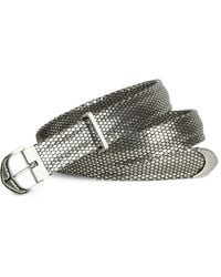 Zadig & Voltaire - Rise Metal Mesh Belt - Lyst