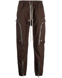 Rick Owens - Pantalones ajustados con bolsillos con cremallera - Lyst