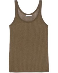 Helmut Lang - Pointelle Tank.Petit - Lyst