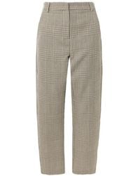 Violante Nessi - New York Houndstooth Wool Trousers - Lyst