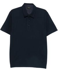 Brioni - Piquet Cotton Polo Shirt - Lyst