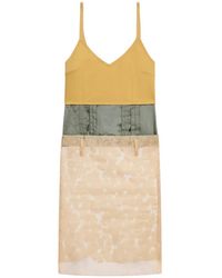 Marni - Organza Flower Dress With Satin Waist - Lyst