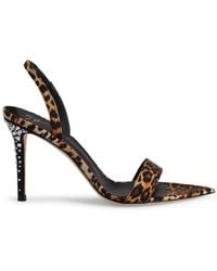 Giuseppe Zanotti - Intriigo Leo 90Mm Silk Sandals - Lyst