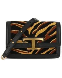 Tod's - Animal-Print Shoulder Bag - Lyst