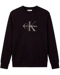 Calvin Klein - Pullover Mit Logo-Print - Lyst