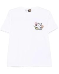 Loewe - Logo Cotton T-Shirt - Lyst