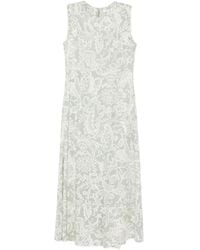 Marc O' Polo - Floral-Print Sleeveless Midi Dress - Lyst
