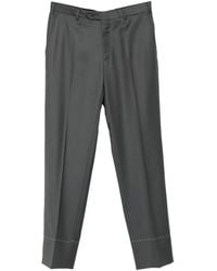 Brioni - Tigullio Pressed-Crease Tailored Trousers - Lyst