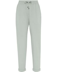 Brunello Cucinelli - Tapered Track Pants - Lyst