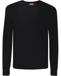 DIESEL - K-Vieri Embroidered-Logo Sweaters - Lyst