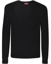 DIESEL - K-Vieri Embroidered-Logo Sweaters - Lyst