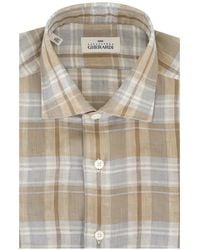 Alessandro Gherardi - Plaid Linen Shirt - Lyst