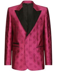 Dolce & Gabbana - Jacquard Single-breasted Tuxedo - Lyst
