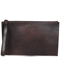 Orciani - Clutch Mit Logo-Prägung - Lyst