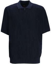 BOSS - Zip-Up Short-Sleeve Polo Shirt - Lyst