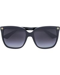 Gucci - Oversize Gradient Square Sunglasses - Lyst