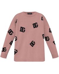 Dolce & Gabbana - Monogram Sweater - Lyst