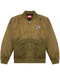 DIESEL - Bomber con placca logo J-Kepes - Lyst