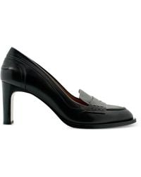Lottusse - Smithson Leather Loafer Pumps - Lyst