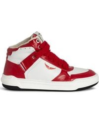 Zadig & Voltaire - Wings High-Top Sneakers - Lyst
